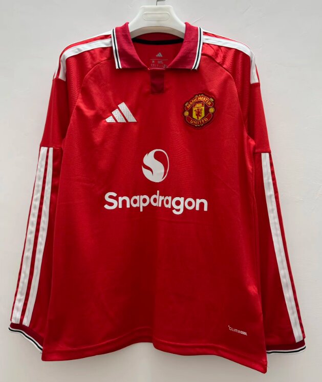 AAA Quality Manchester Utd 26/27 Home Long Soccer Jersey